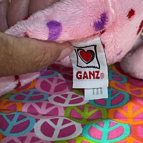 Webkinz Pink Love Monkey HM343 No Code Stuffed Plush Animal Pet - Picture 3 of 4